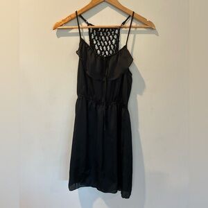 Xhilaration Black detailed back Dress